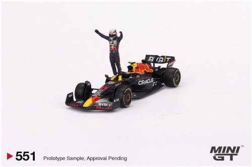 Oracle Red Bull Racing RB18 Sergio P Monaco GP Winner Miniature Vehicle