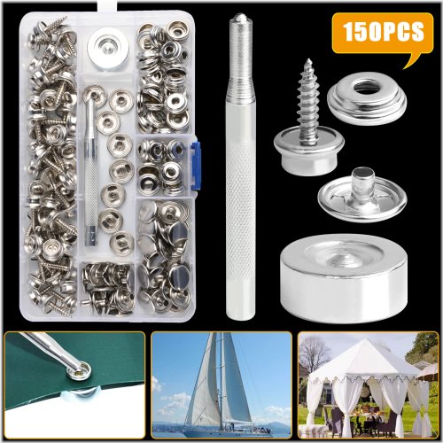 Marine Grade Snap Fastener Kit
