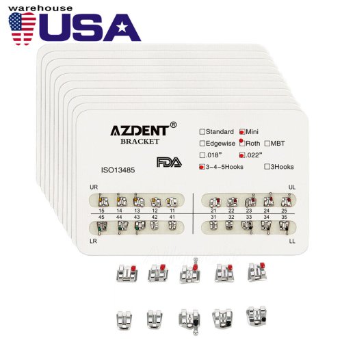 Dental Metal Brackets Variety Pack