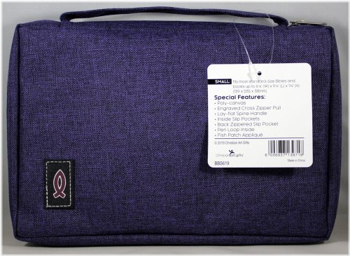 Purple Fish Bible Cover