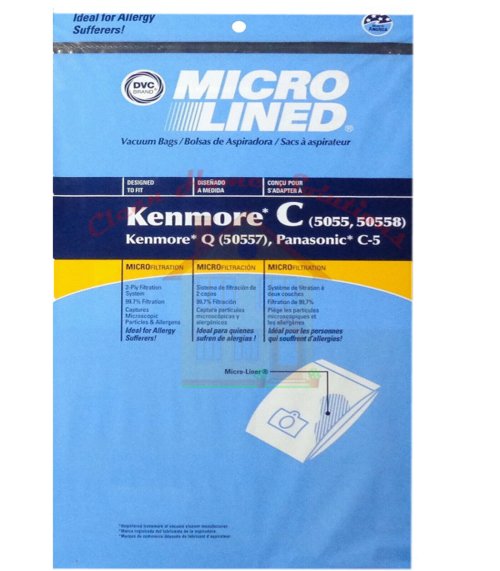 Triple Pack Kenmore Vacuum Bags