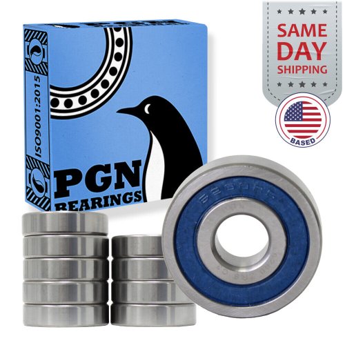 Premium Rubber Sealed Ball Bearings (10 Pack)