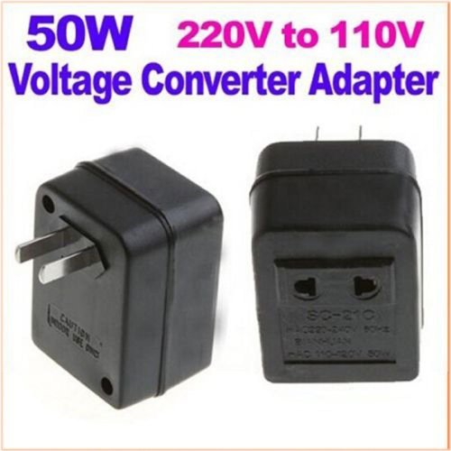 Voltage Travel Adapter - 50W Step Down Transformer for US to 220V Conversion