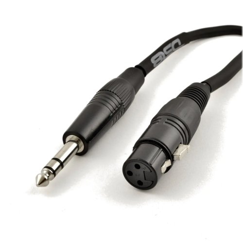 REAN XLR3 to 1/4 TRS Balanced Microphone Cable