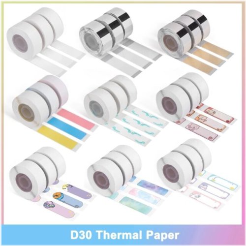 Adhesive Thermal Paper Sticker Pack