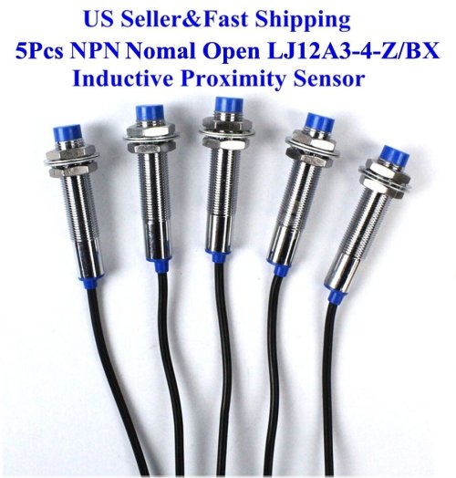 ProxiDetect 5-Pack: NPN Inductive Sensor Switch Set for Industrial Use