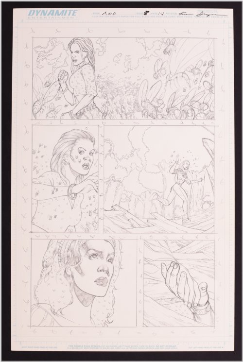 Army of Darkness #7 (2006) Page 14 Pencils by Kevin Sharpe
