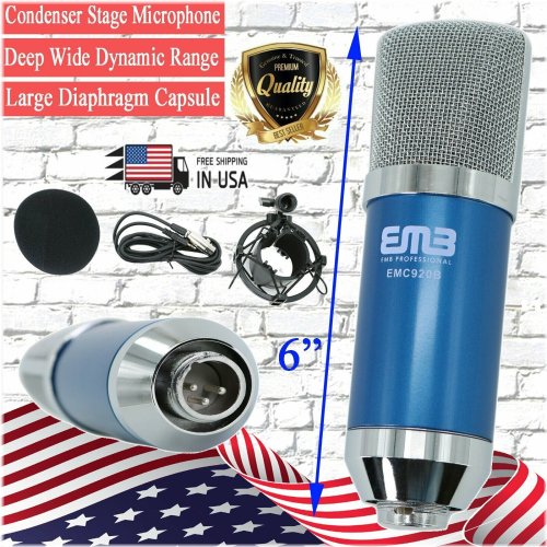 Blue Condenser Studio Microphone - EMC920