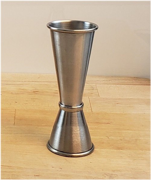 Dual-Sided Stainless Cocktail Measure
