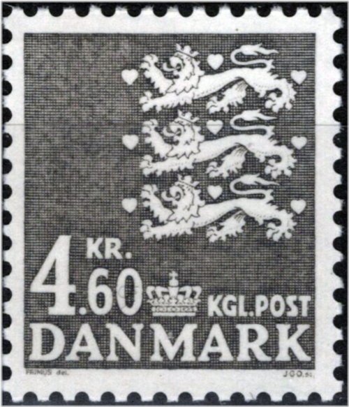 Lion Heraldry 1988 Stamp