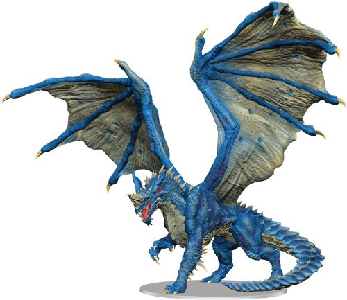 Azure Wyrm Collectible Sculpture