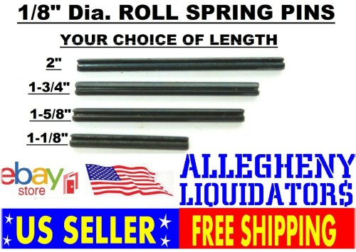 Black Steel Roll Pins - USA Made