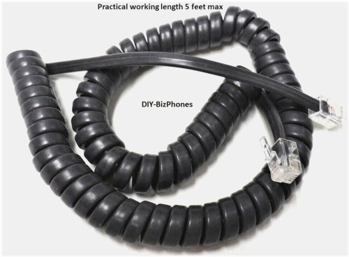 Charcoal Curly Cord