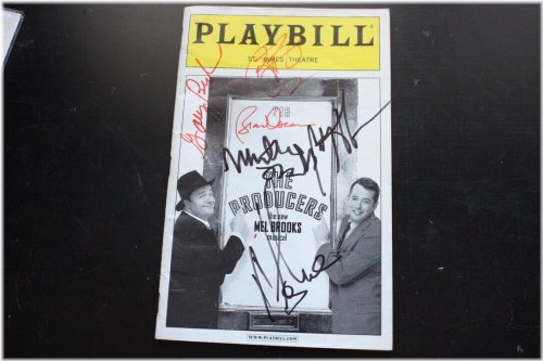 Broadway Legends Autographed Playbill