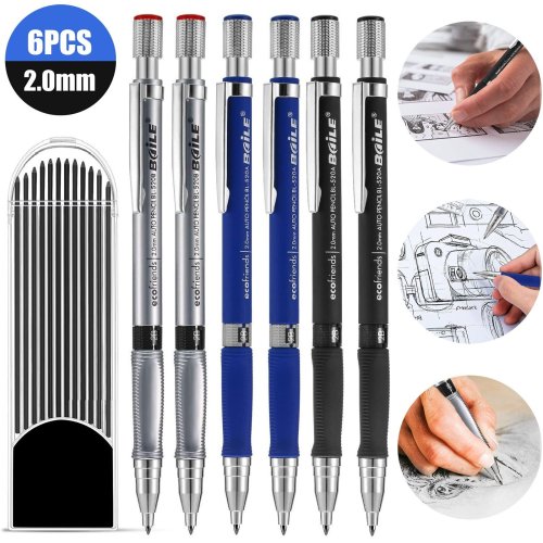 Precision Drafting Pencil Set with Refills