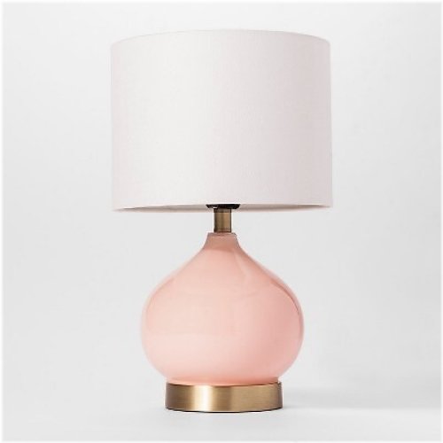 Pink Cloud Glass Table Lamp
