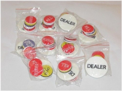 High Stakes Poker Button Set