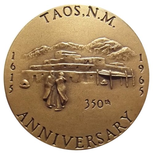 Taos 350th Anniversary Commemorative Medal