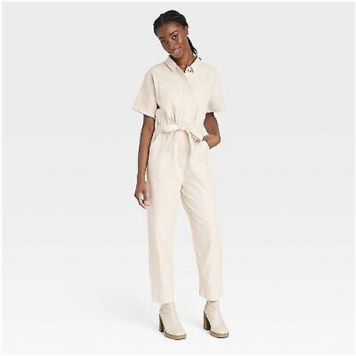 Button-Front Boilersuit - Universal Thread