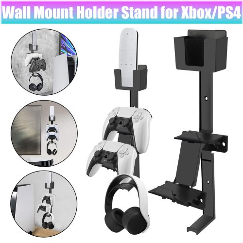 Multi-Console Wall Mount and Stand for Controllers and Headsets