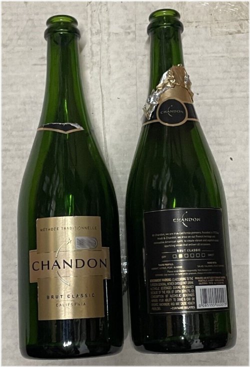 Dodgers 2015 NL West Division Title Celebration Chandon Champagne Bottle