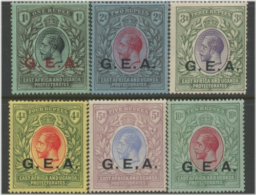 Fresh and Sound German East Africa Stamps with OG LH/HR