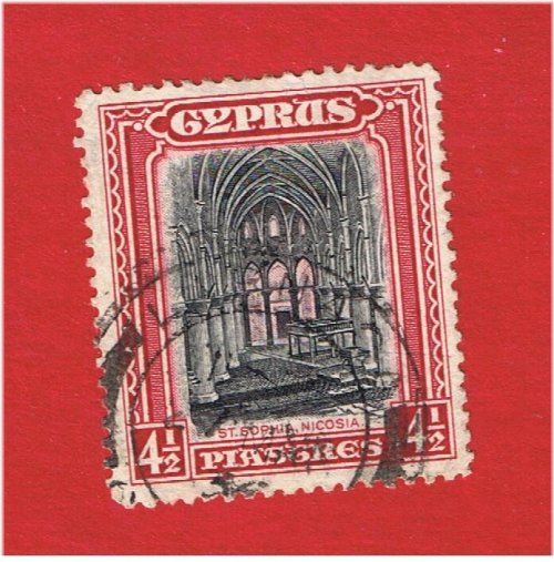 Cyprus Cathedral Series Stamp Collection
