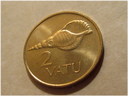 Conch Shell Wildlife Coin from Vanuatu