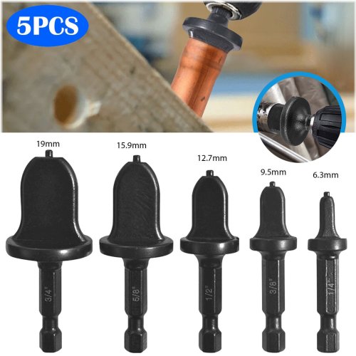 Copper Pipe Flaring and Expanding Drill Set for Air Conditioning and Refrigeration Systems