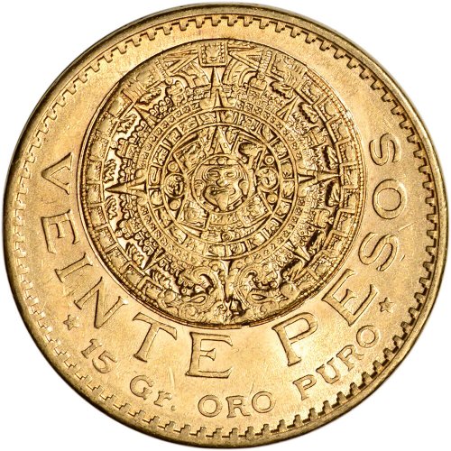 Golden Heritage of Mexico: 20 Pesos (.4822 oz) - XF/AU