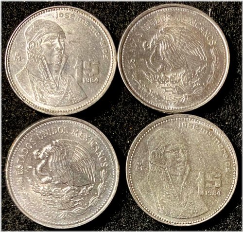 Mexican Peso Coin Collection