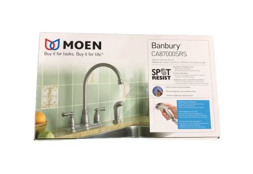 Banbury Stainless 2-Handle High-Arc Faucet