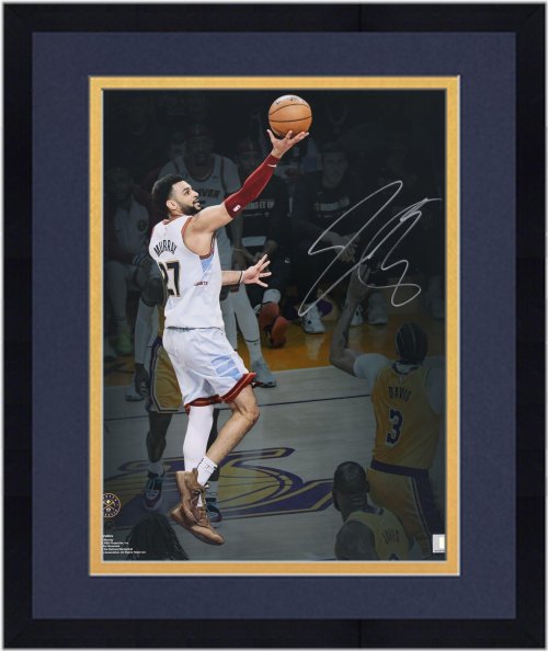 Murray's Milestone Moment: Authentic Autographed 16x20 Nuggets Photo