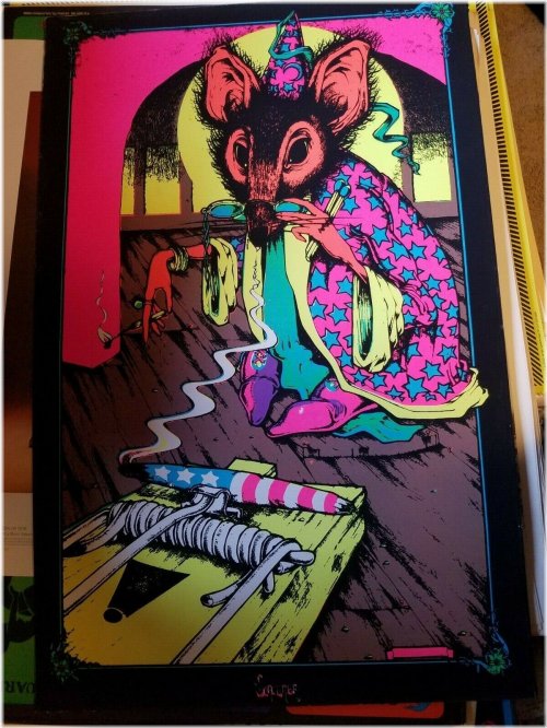 Mystic Retro Illumination Print by Petagno