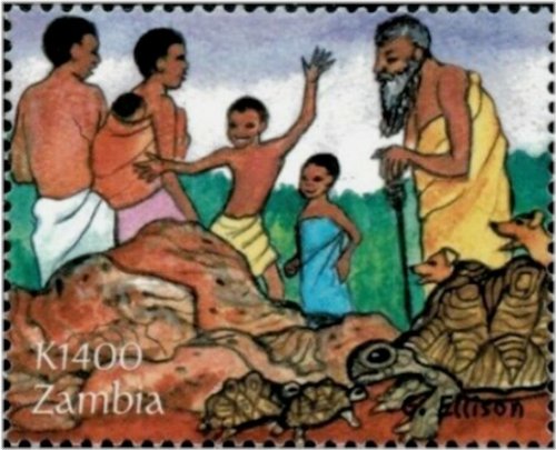 Zambia Legends of Creation Stamp