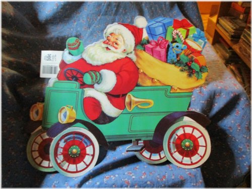 Eureka Santa's Toy Bag Diecut Window Decoration