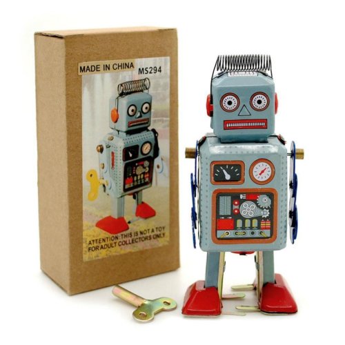 Blue Radicon Tin Robot