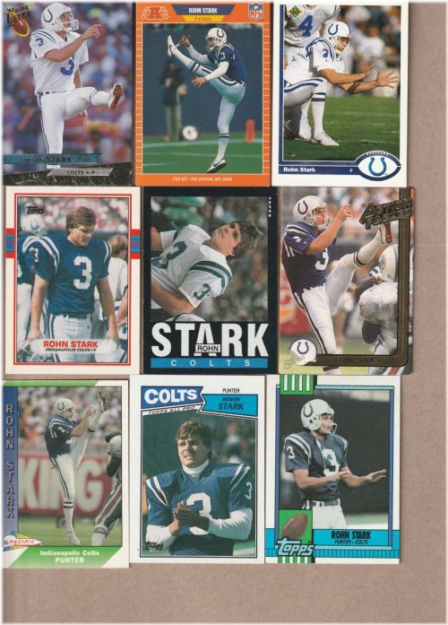 The Ultimate Football Collection: Rohn Stark's 20 Unique Cards