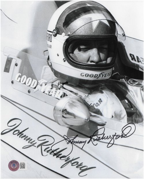 Rutherford Autographed Racing Collectible
