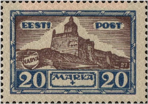 Narva Hermann Castle Stamp