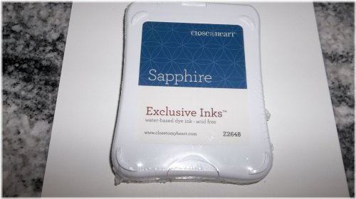 Sapphire Waters" Ink Pad by CTMH - Water-Based and Acid-Free Dye Ink (Z2648New