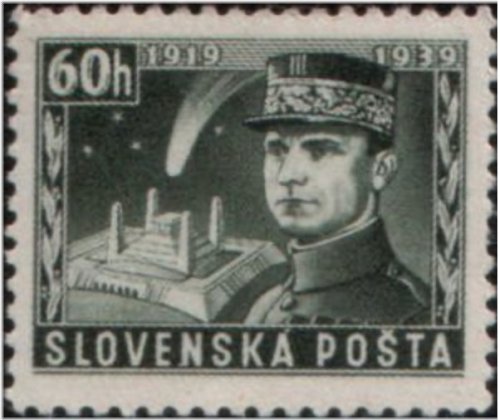 Stefanik's Astronomical Stamp