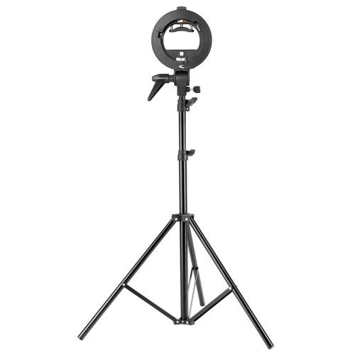 Speedlite Mount with Adjustable Stand for Professional Lighting Setup