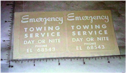 Retro Toy Truck Decals Set