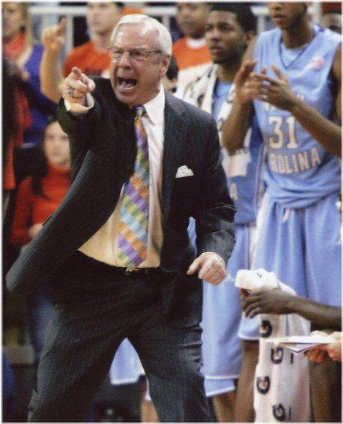 Roy Williams UNC Tar Heels Basketball 8x10 Sport Photo