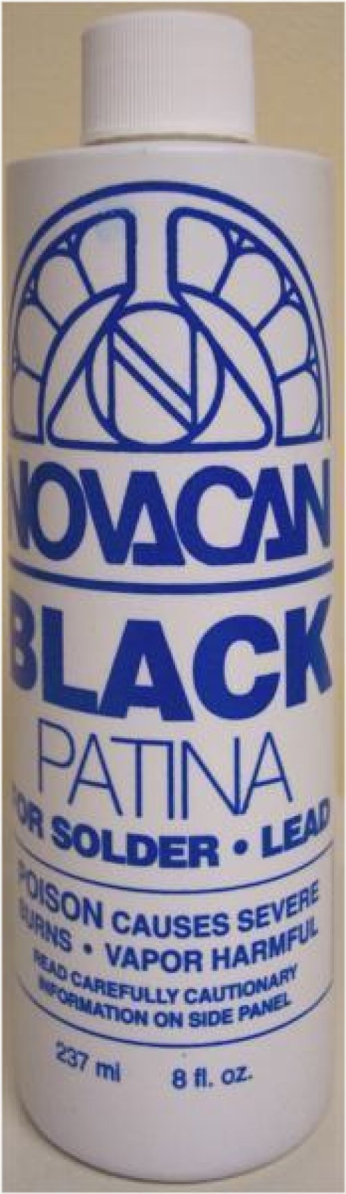 Blackening Solution for Stained Glass Lead & Solder - 8 oz