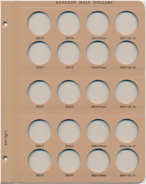 Kennedy Half Dollar Dansco Album - Page 2 (2017-2021)