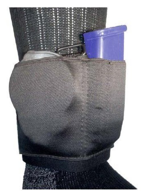 Black Ankle Carrier for Cuff and Magazine by Gould & Goodrich