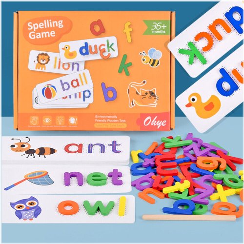 Word Wizard Wooden Learning Set