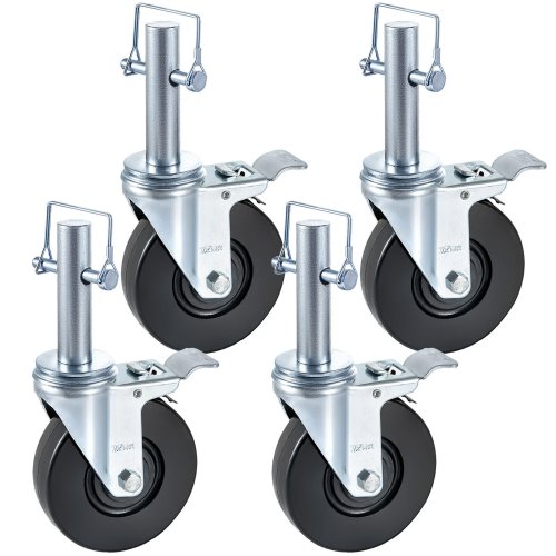 Steel Locking Swivel Caster